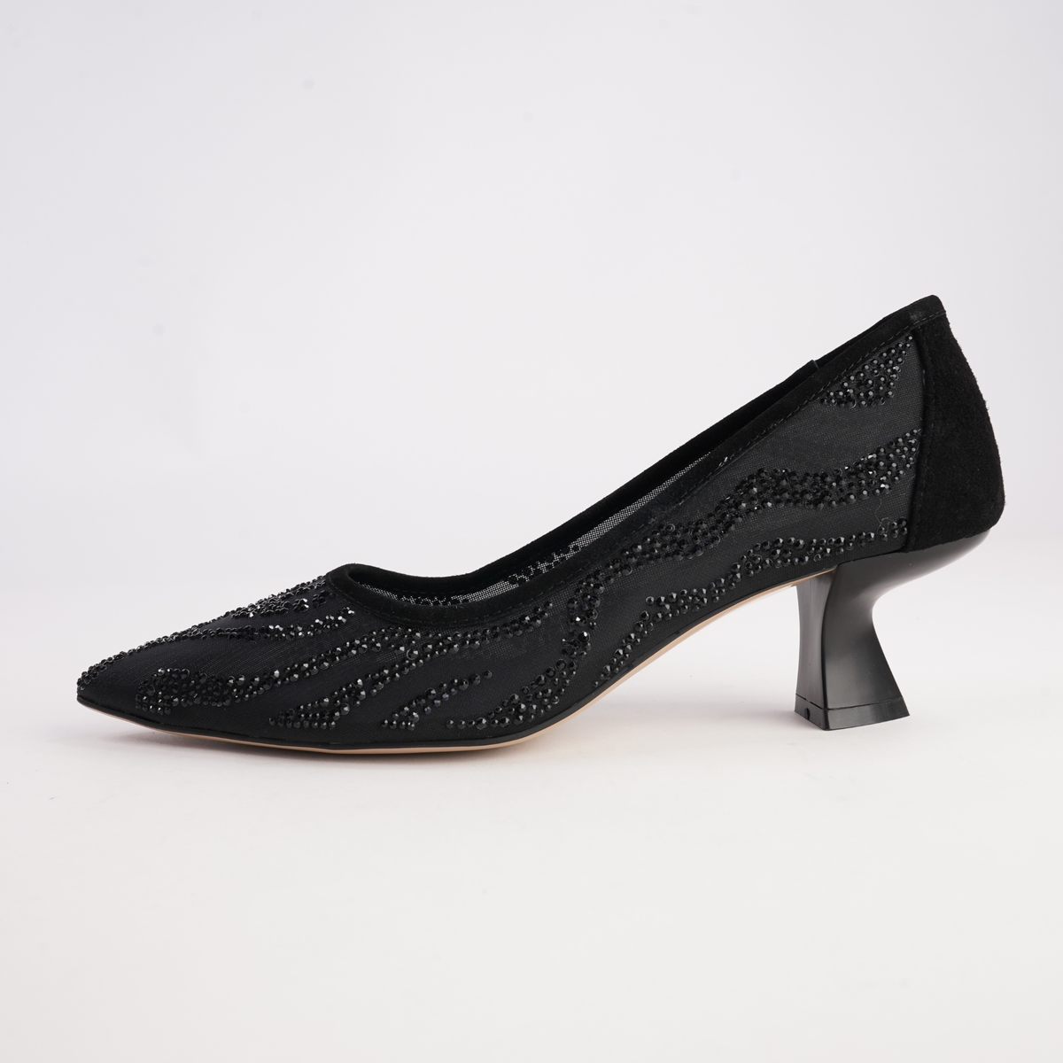 Lermany Black Mix Heels - DJANGO AND JULIETTE | Shouz