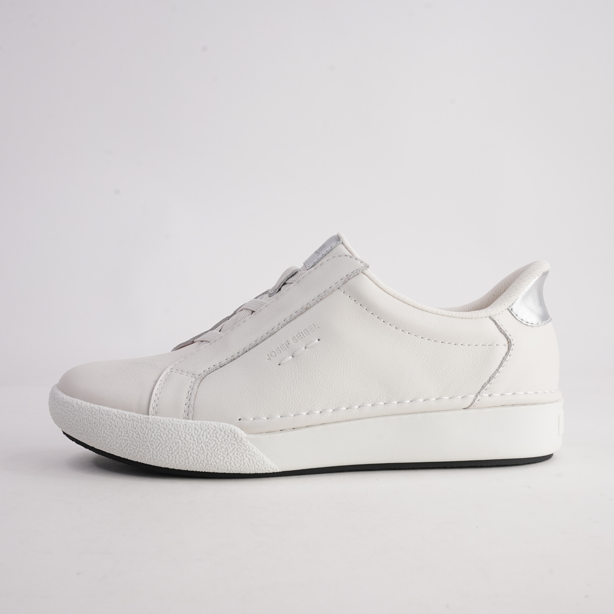 Claire 33 Weiss Leather Sneakers - JOSEF SEIBEL | Shouz