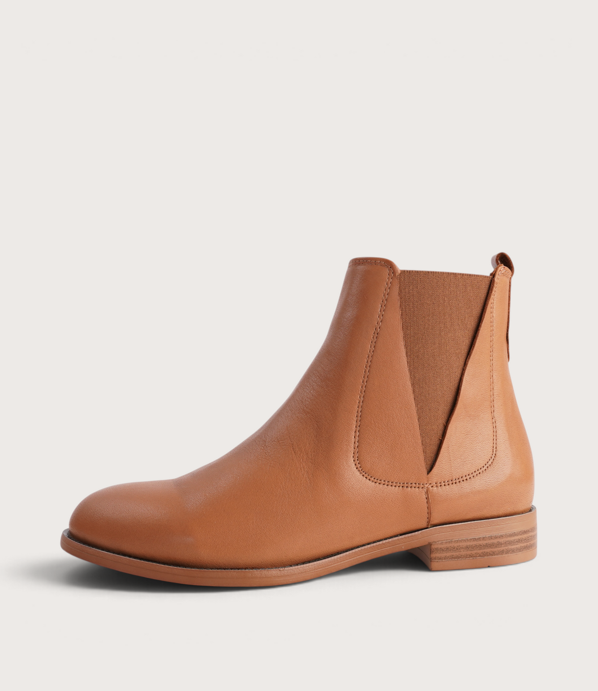 Gabby Coconut Leather Ankle Boots - SALA | Shouz