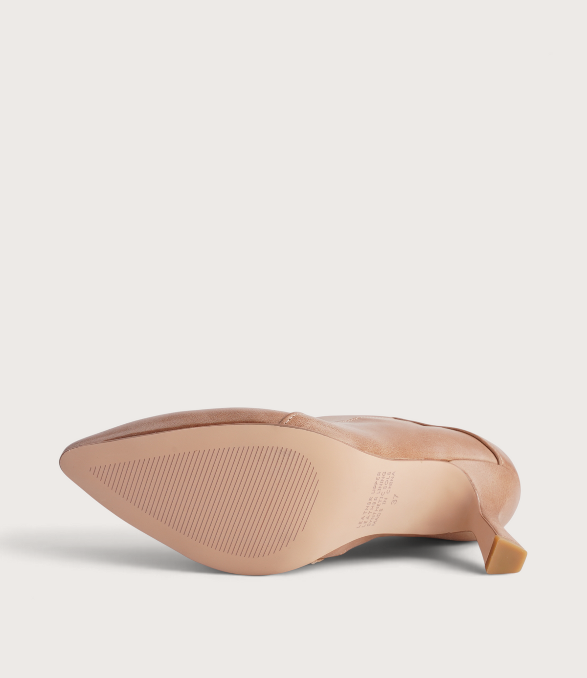 Lazel Tan Leather Heels