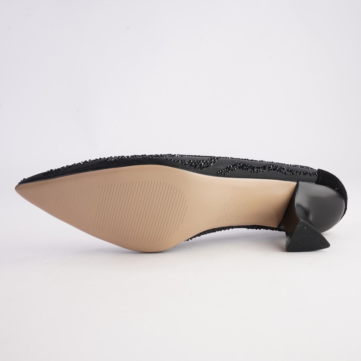Lermany Black Mix Heels - DJANGO AND JULIETTE | Shouz