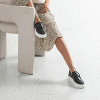 Bowie Black Leather Sneakers