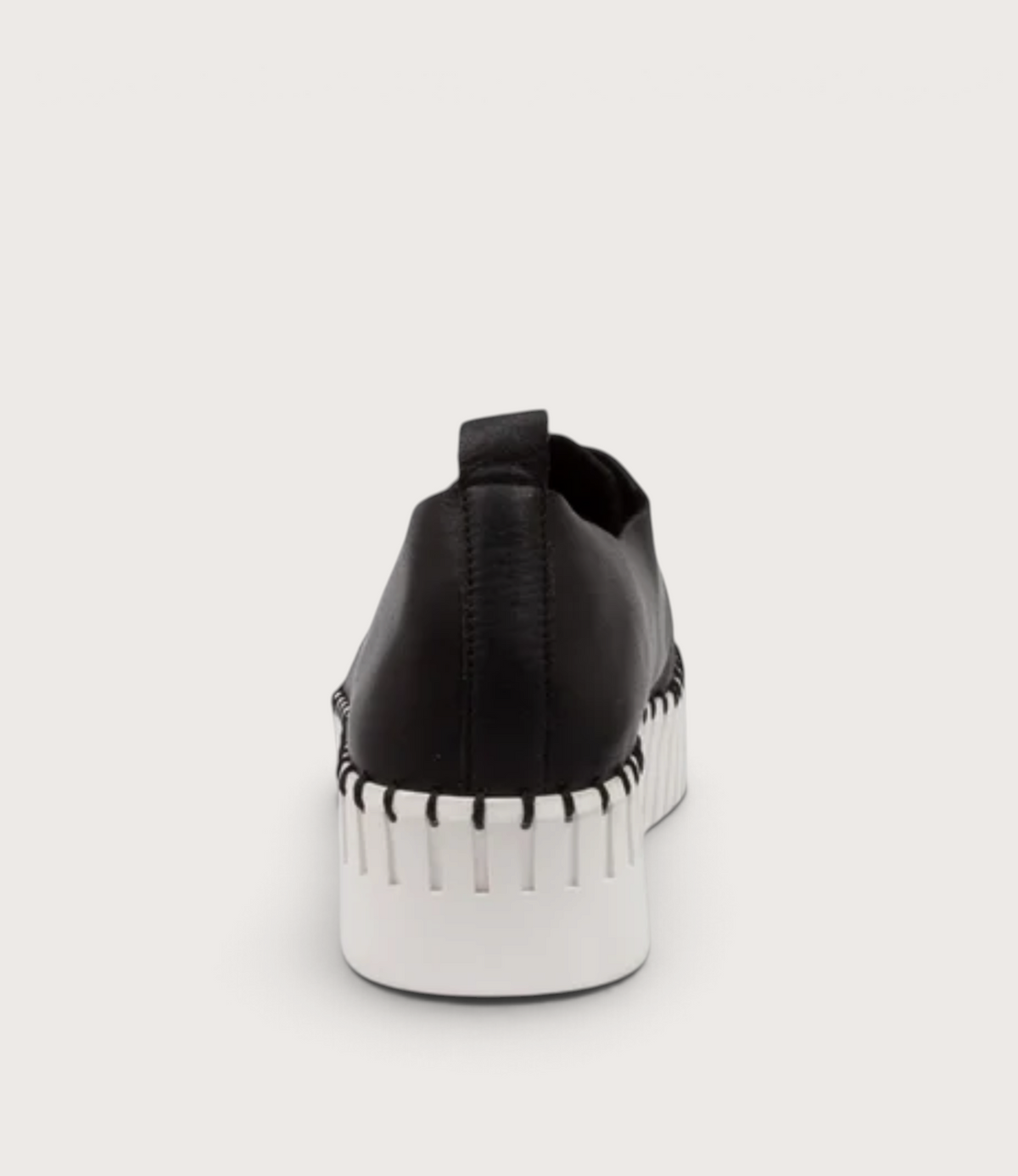 Brenda Black Leather Sneakers