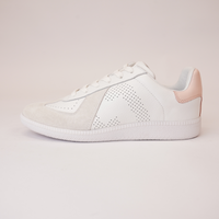 Pace 2 White/snow Pink Leather Sneakers