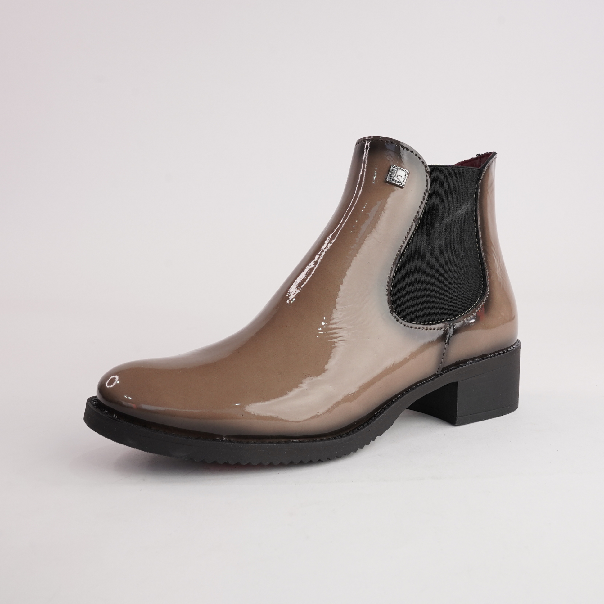 Js-2181 Tortola Patent Leather Ankle Boots