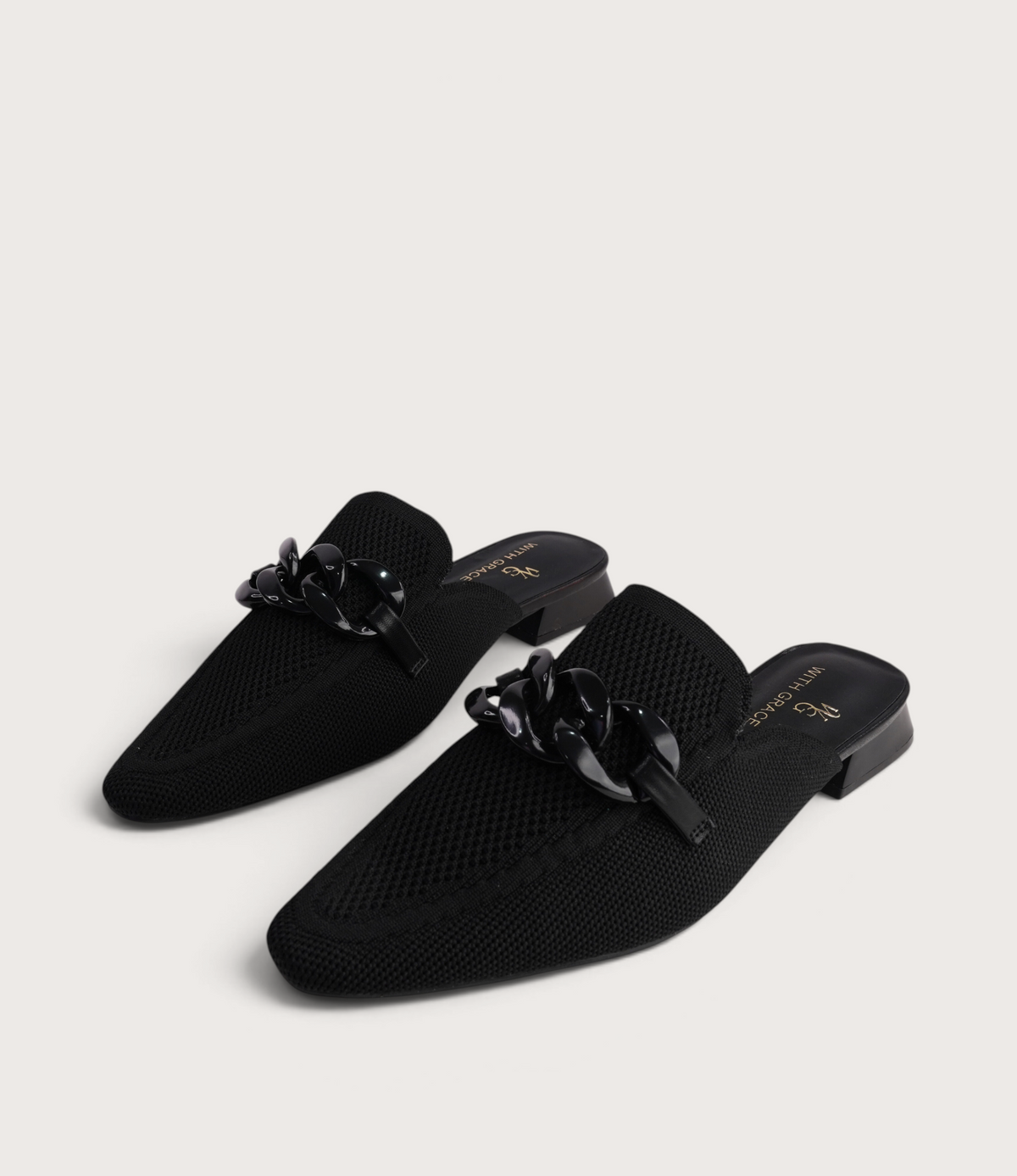 Nova Black Flats - Runs Two Sizes Small