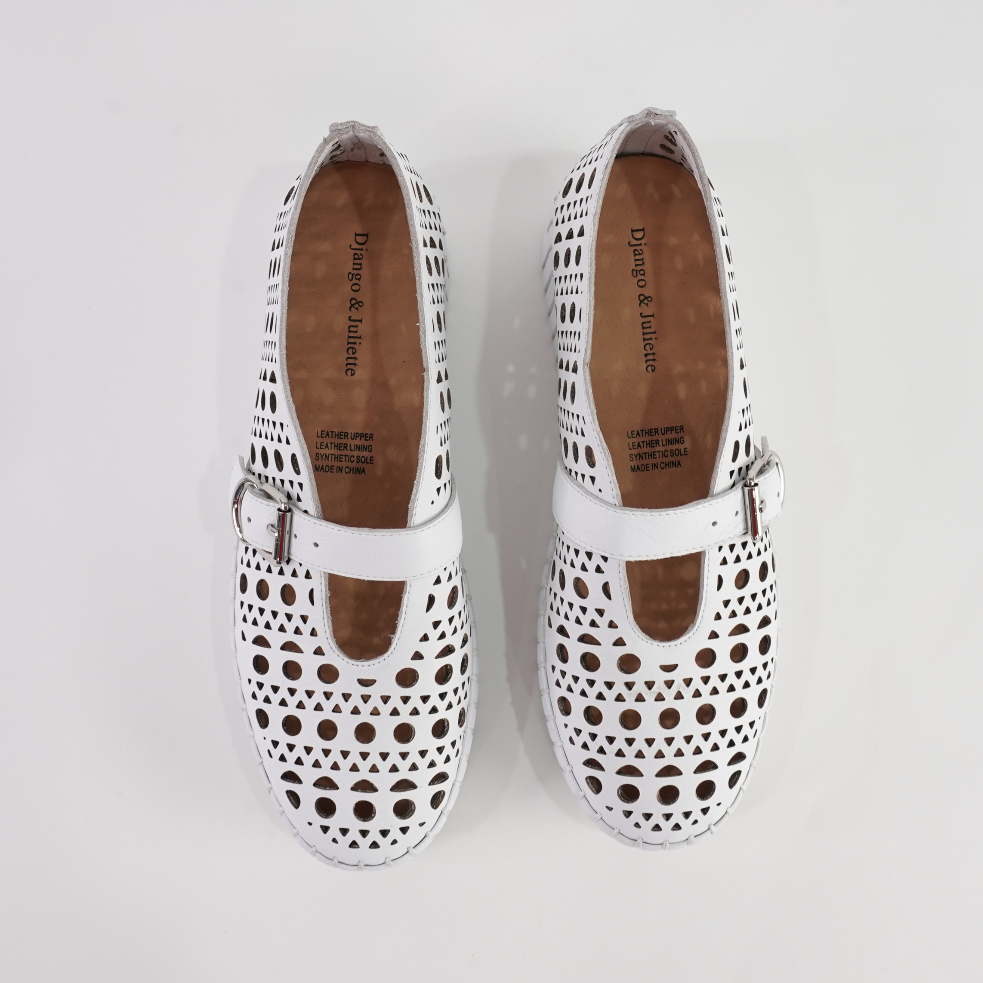 Banda White Leather Sneakers