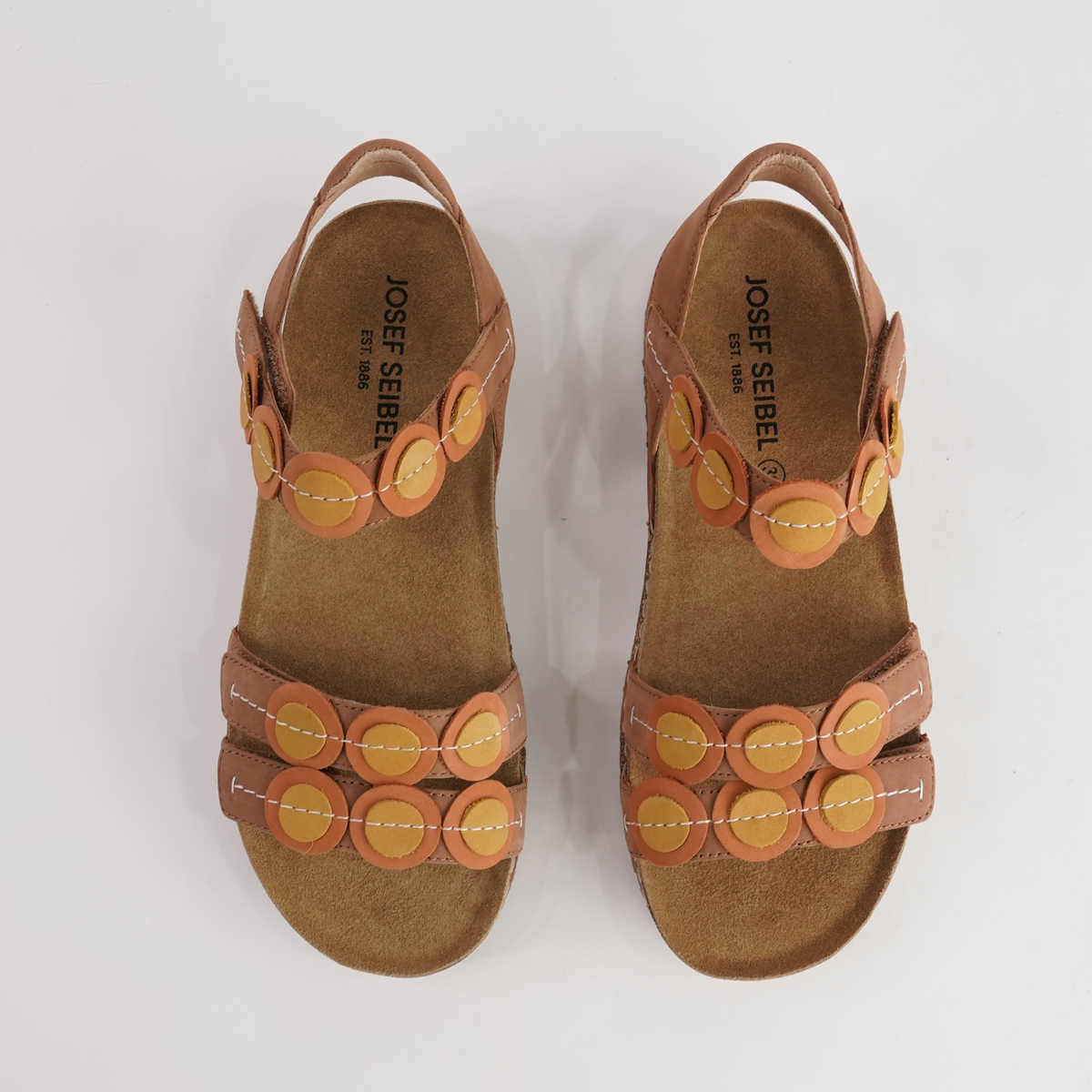 Hannah 13 Natural Multi Leather Sandals - JOSEF SEIBEL | Shouz