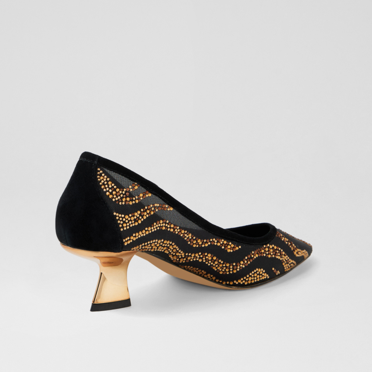Lermany Black/ Bronze Multi Heels - DJANGO AND JULIETTE | Shouz