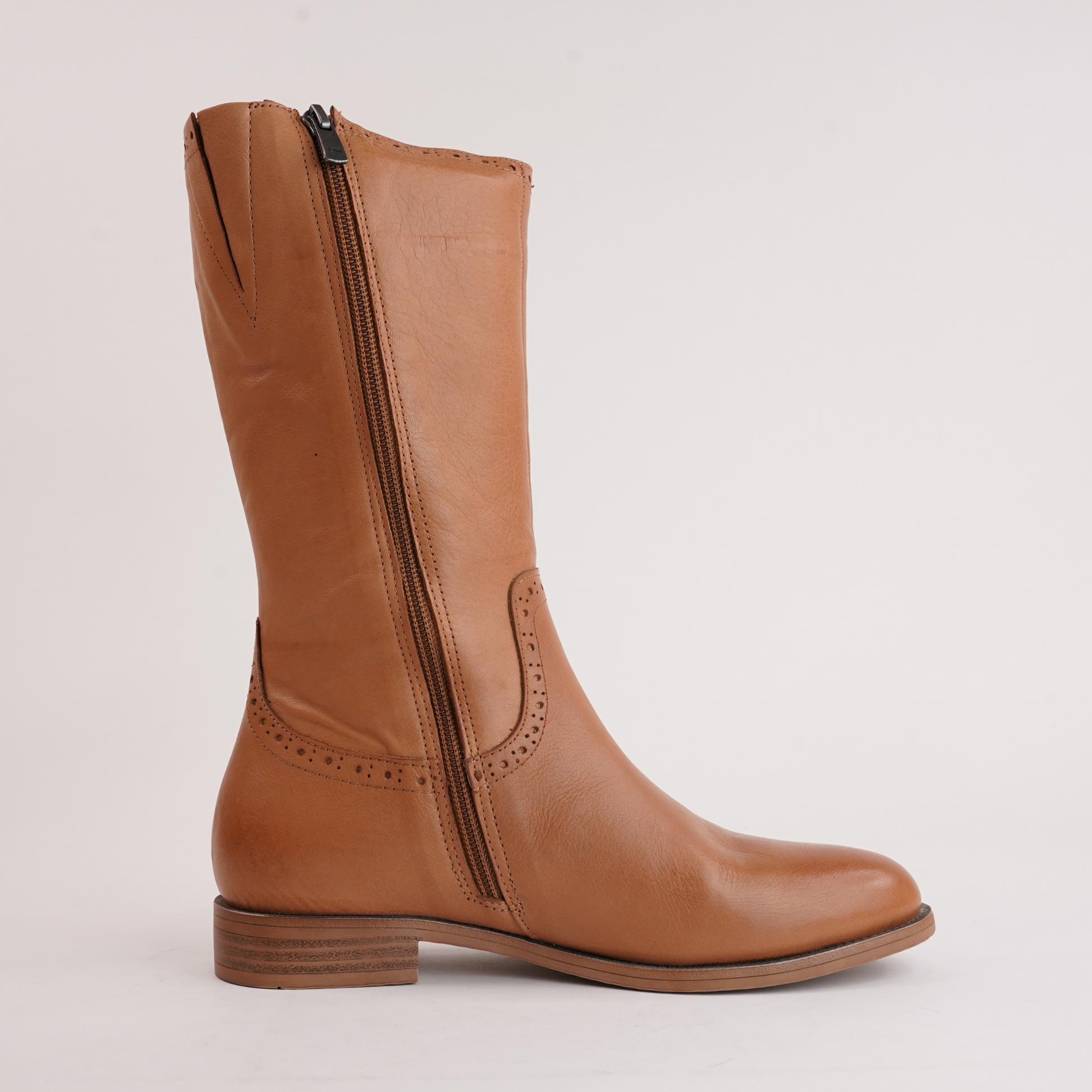 Garda Coconut Leather Boots