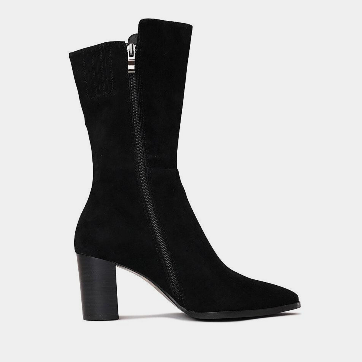 Aisley Black Suede Boots - DJANGO AND JULIETTE | Shouz