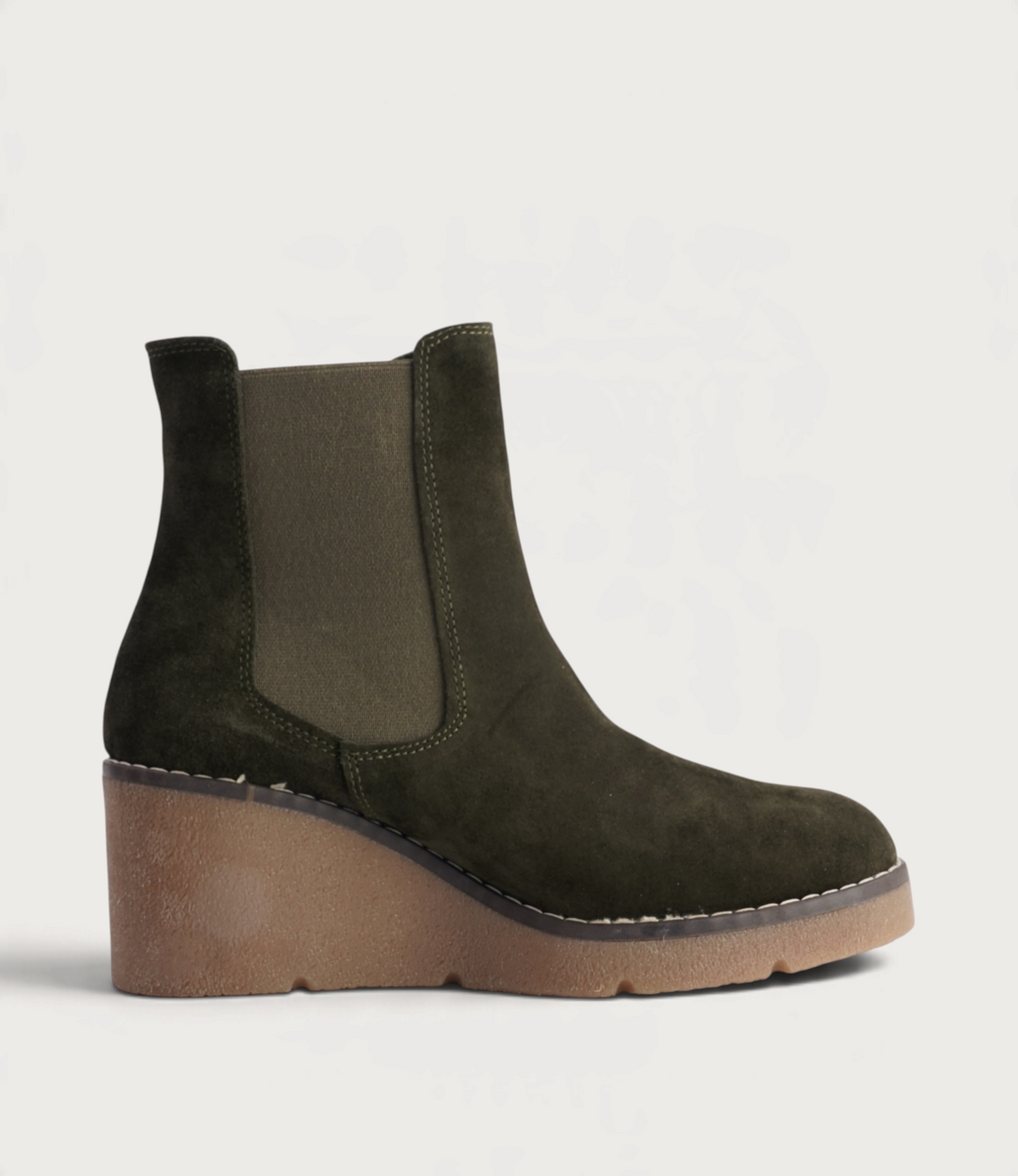 Glory Khaki Nubuck Ankle Boots - SALA | Shouz