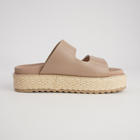 Bowers Stone Leather Slides