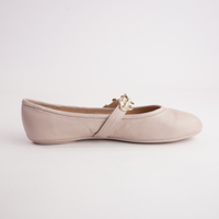 Blairre Nude Leather Ballet Flats