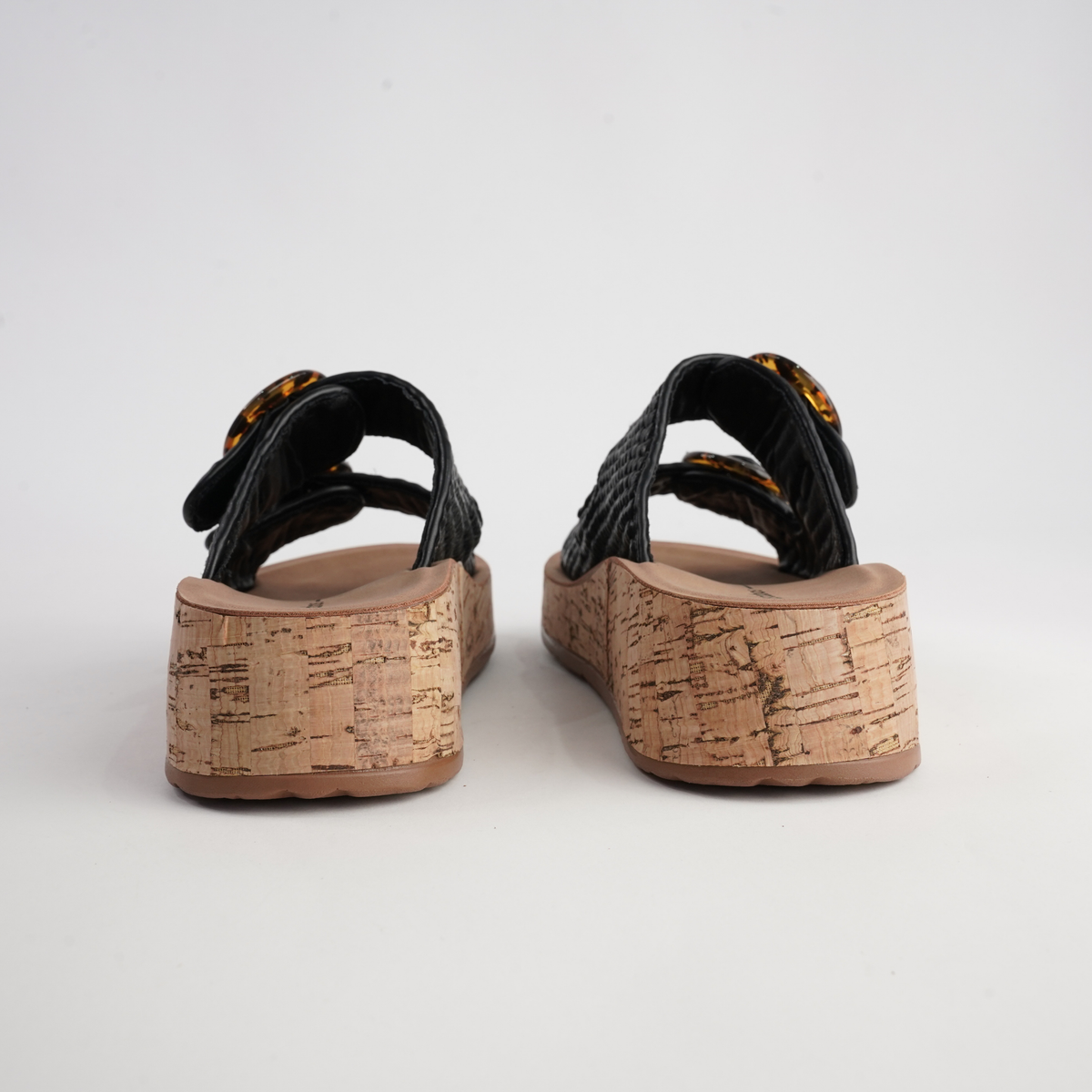 Ferro Black Slides - LOS CABOS | Shouz