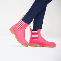 Laurina Fuschia Stripe Gumboots, DIANA FERRARI - Shouz