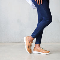 Bibi Coconut Leather Sneakers, SALA - Shouz
