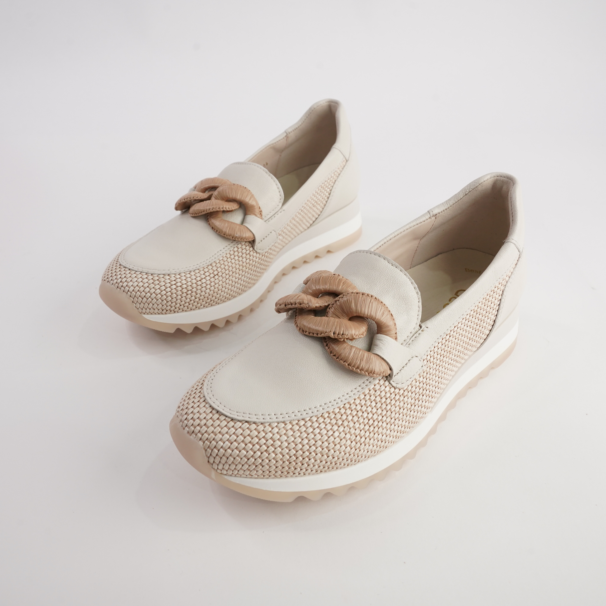 Esme Natural Leather Loafers