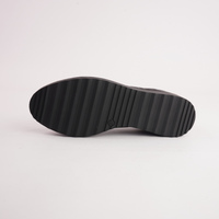 Oxsson Black/ Black Sole Leather Flats
