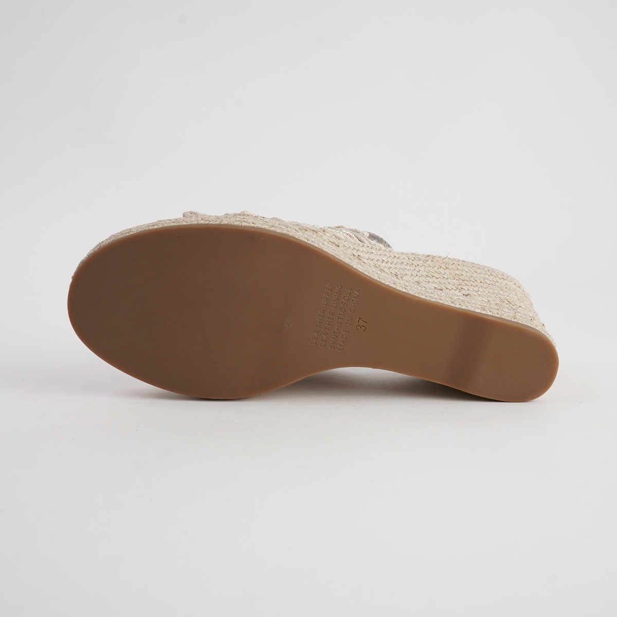 Pelexa Champagne/ Natural Espadrille Wedges - DJANGO AND JULIETTE | Shouz