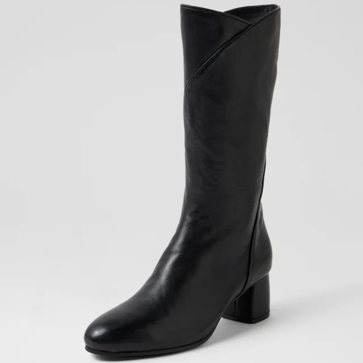 Filmore Black Leather Calf Boots - DJANGO AND JULIETTE | Shouz