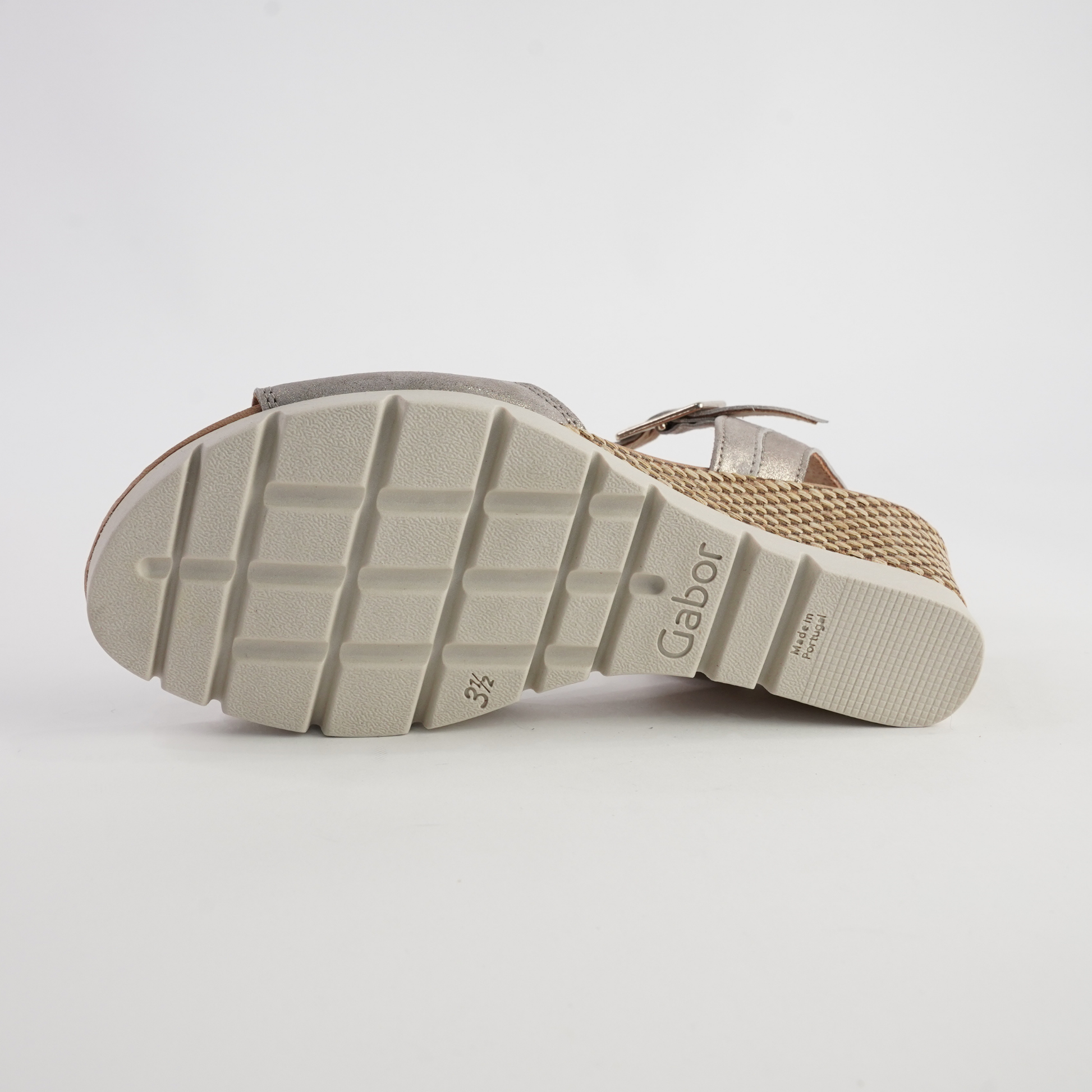 Winifred Muschel Leather Sandals