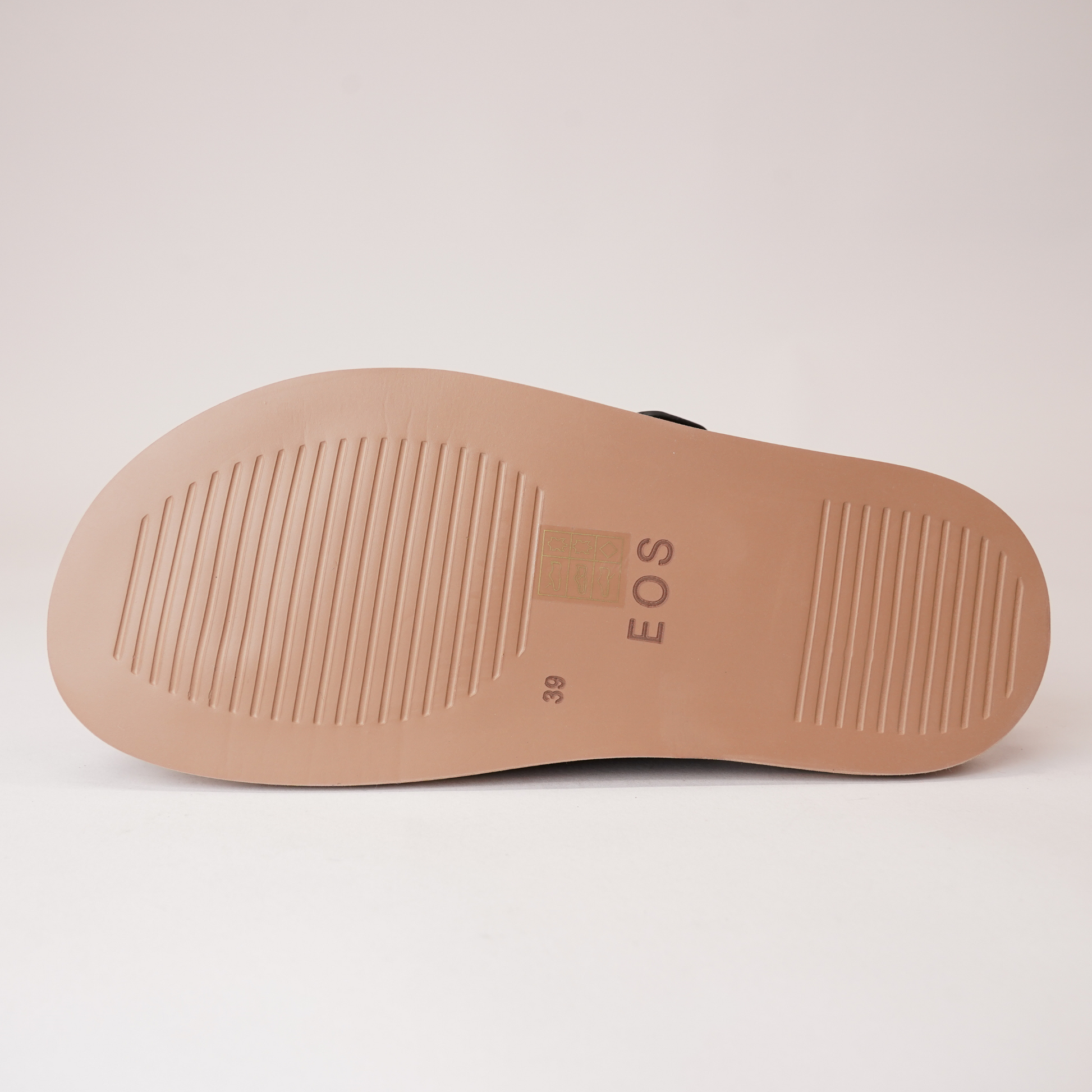 Dedra Black Leather Slides