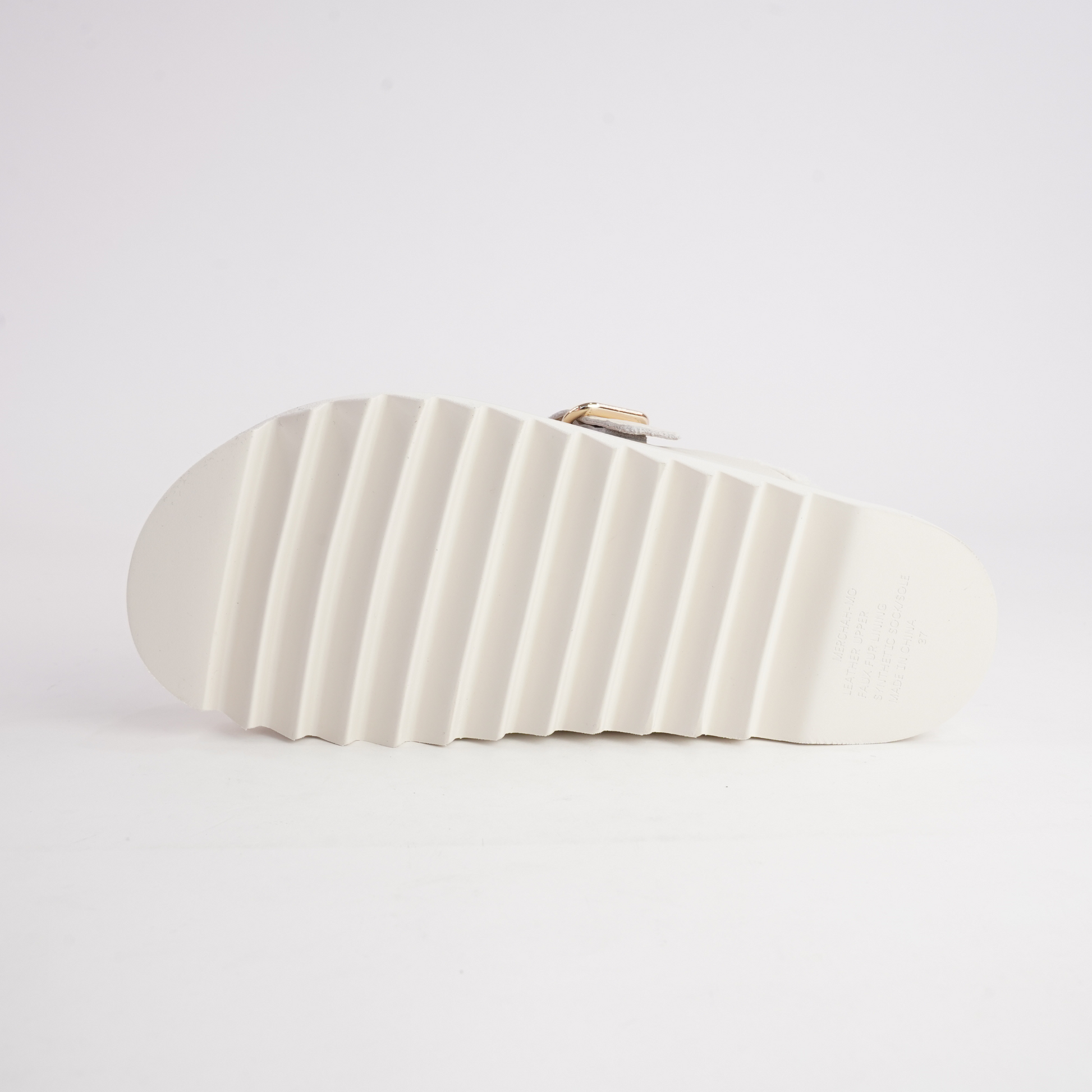 Merchah Cream Leather Mules