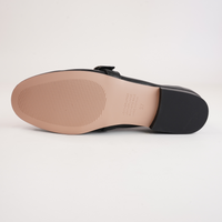 Ultrah Black Leather Flats