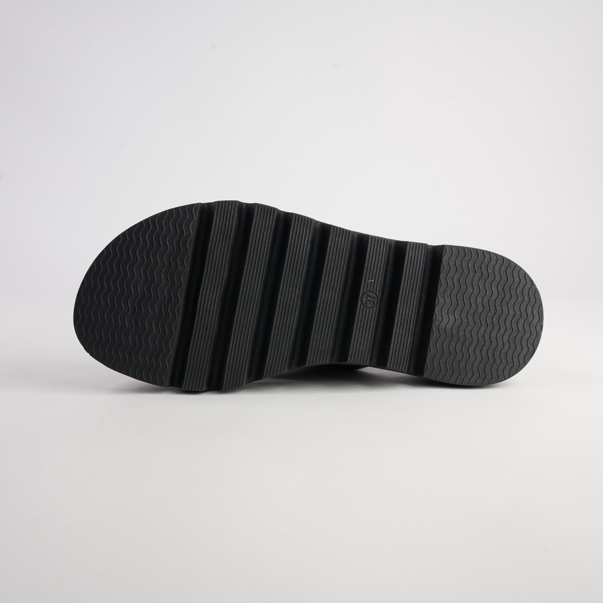 Sasi Black Leather Sandals