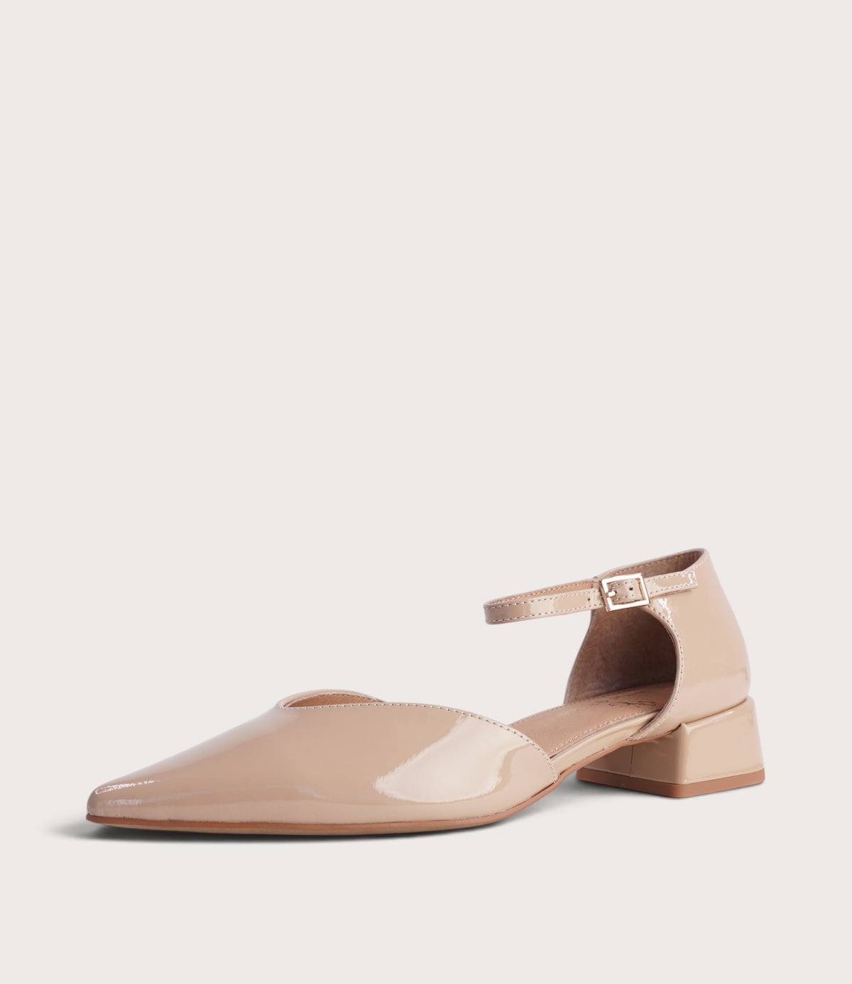 Munich Caramel Patent Leather Flats