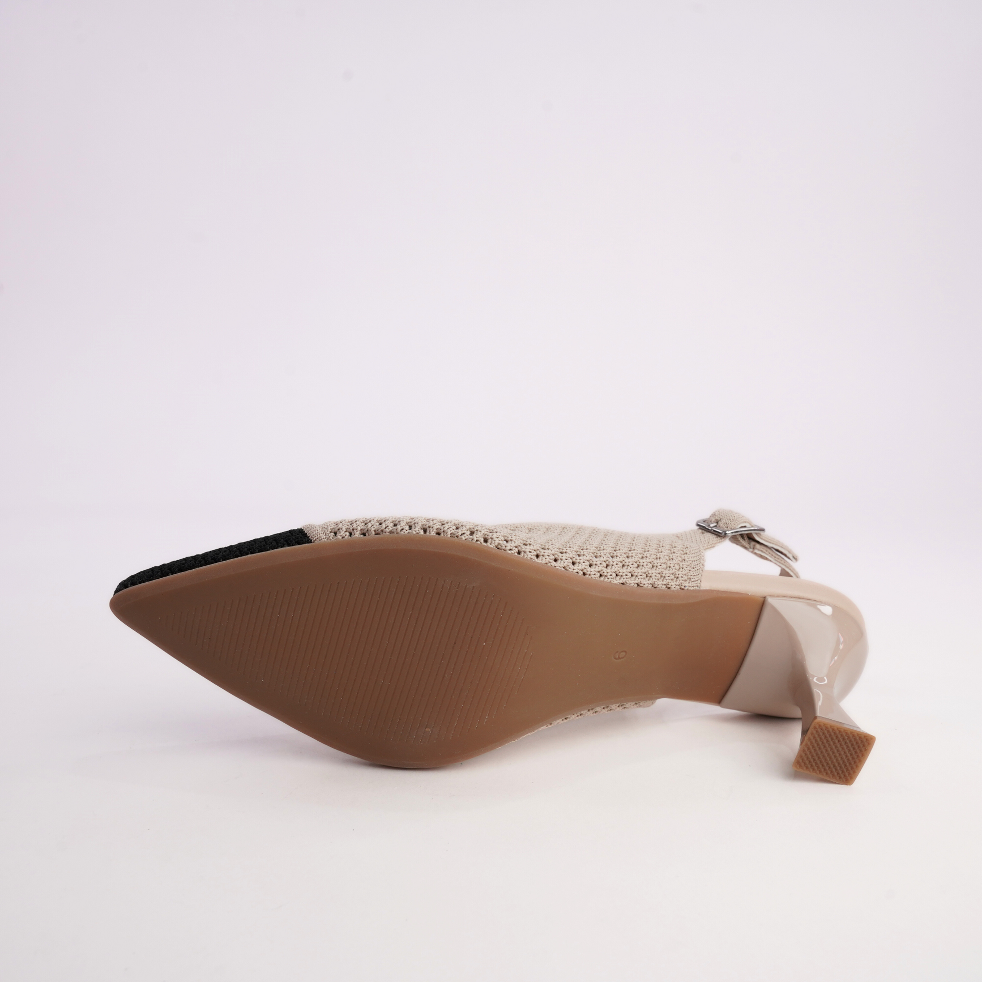 Audrey Black/ Nude Heels