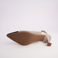 Audrey Black/ Nude Heels