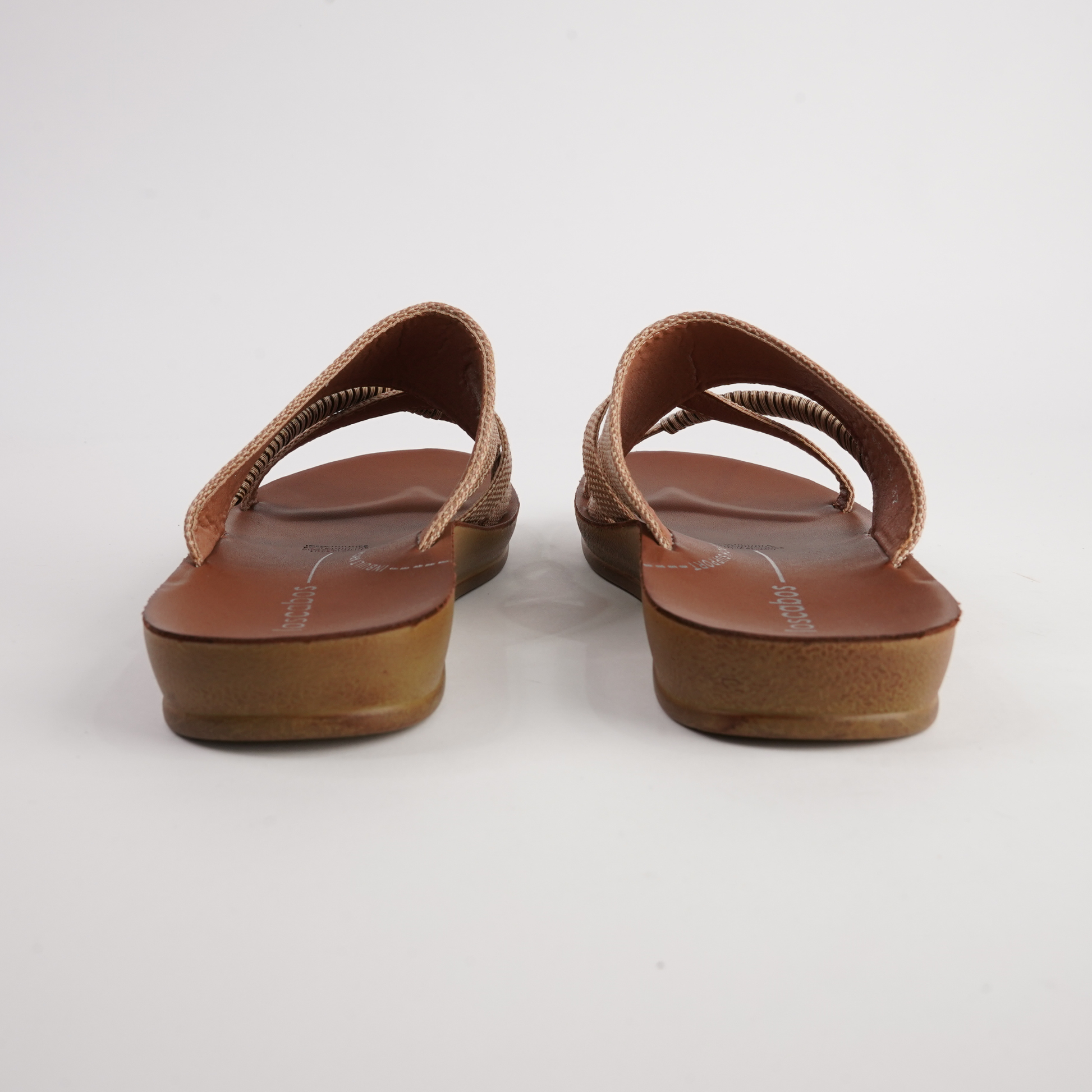 Bride Caramel Raffia Slides