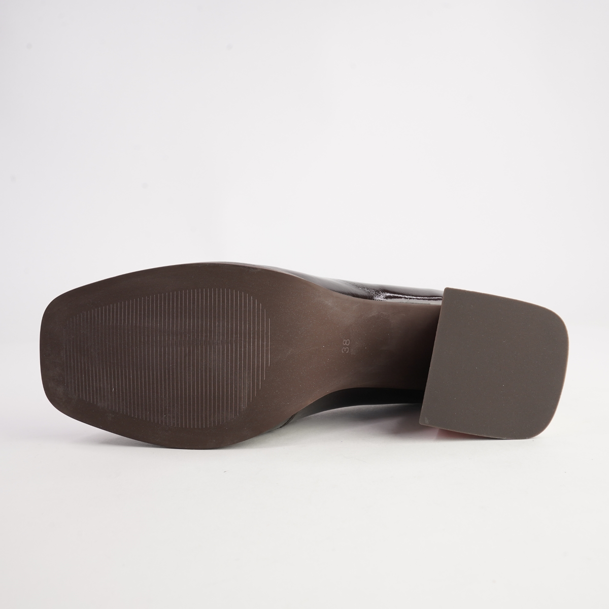 Bergen Coffee/ Pink Patent Leather Heels - TAMARA LONDON | Shouz