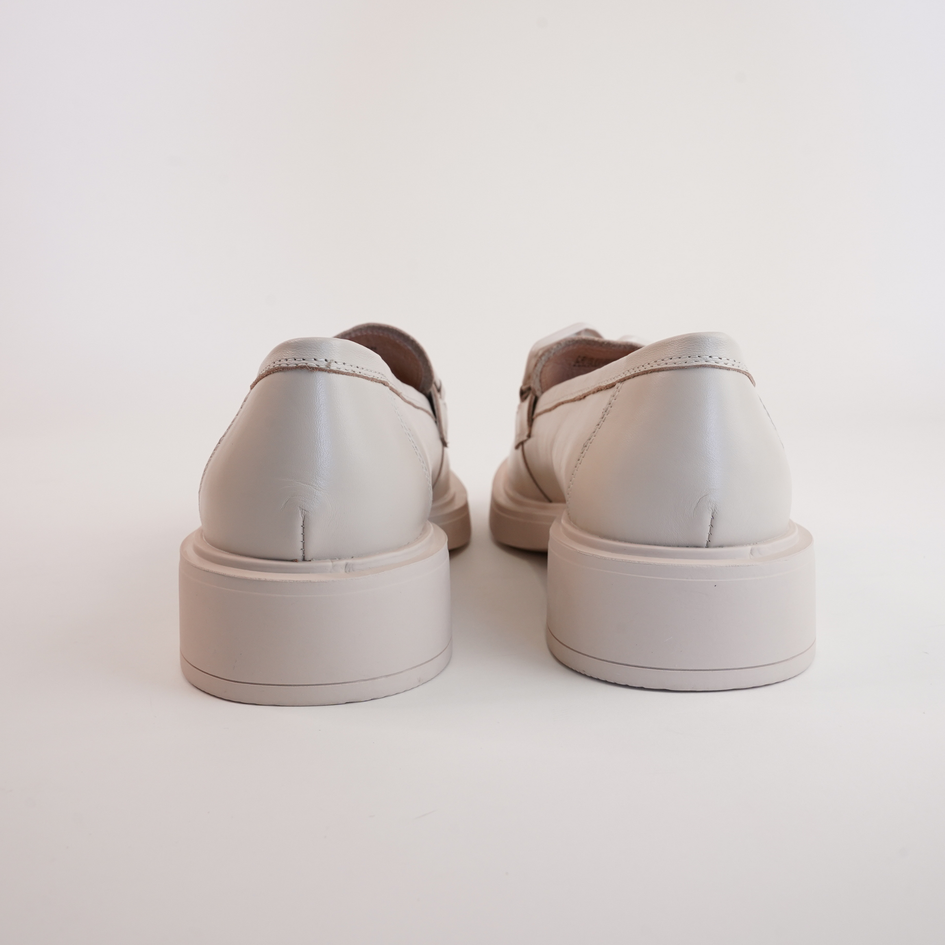 Ishie Almond Leather Loafers