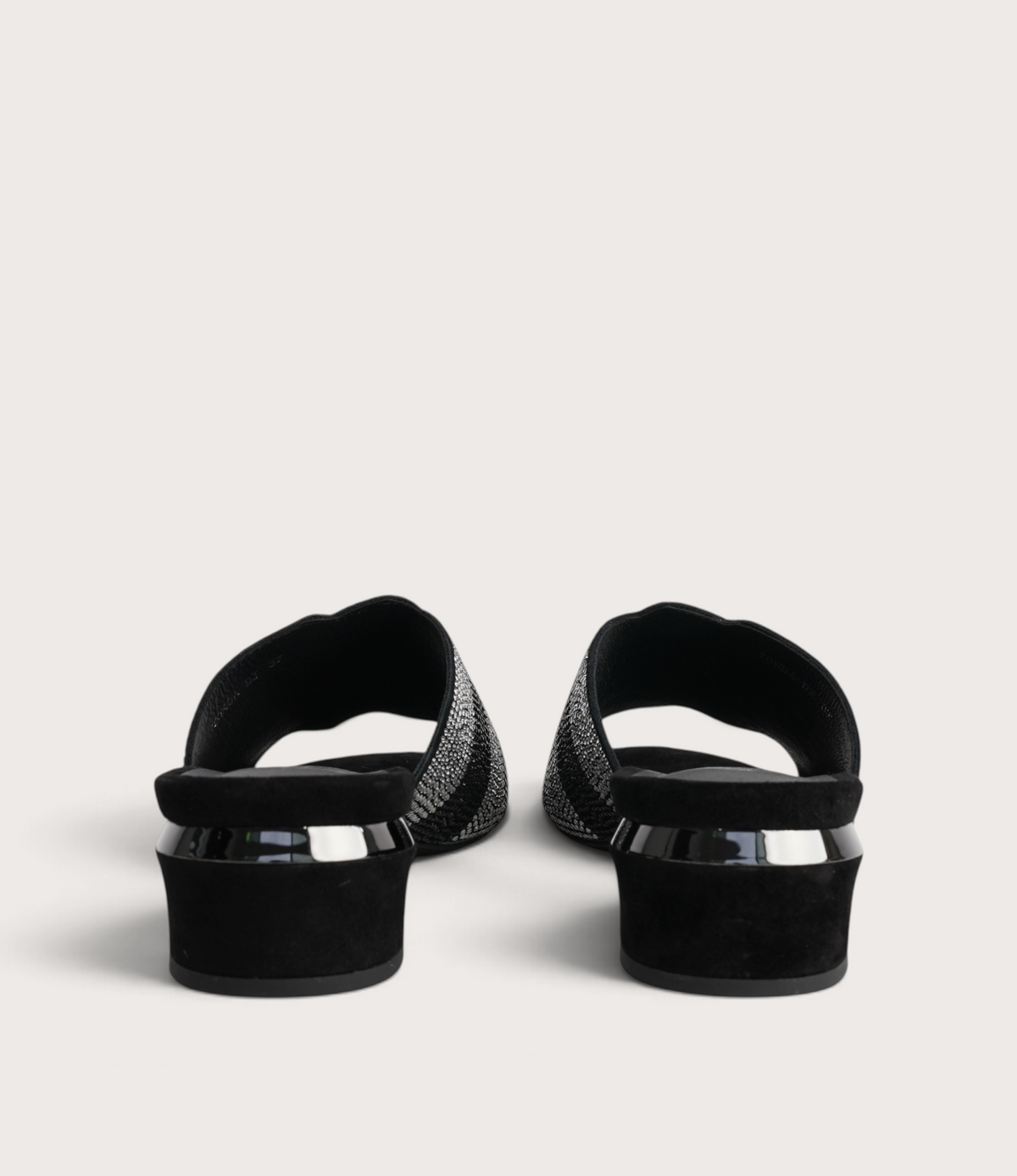 Tonda Black Multi Suede Heels - DJANGO AND JULIETTE | Shouz