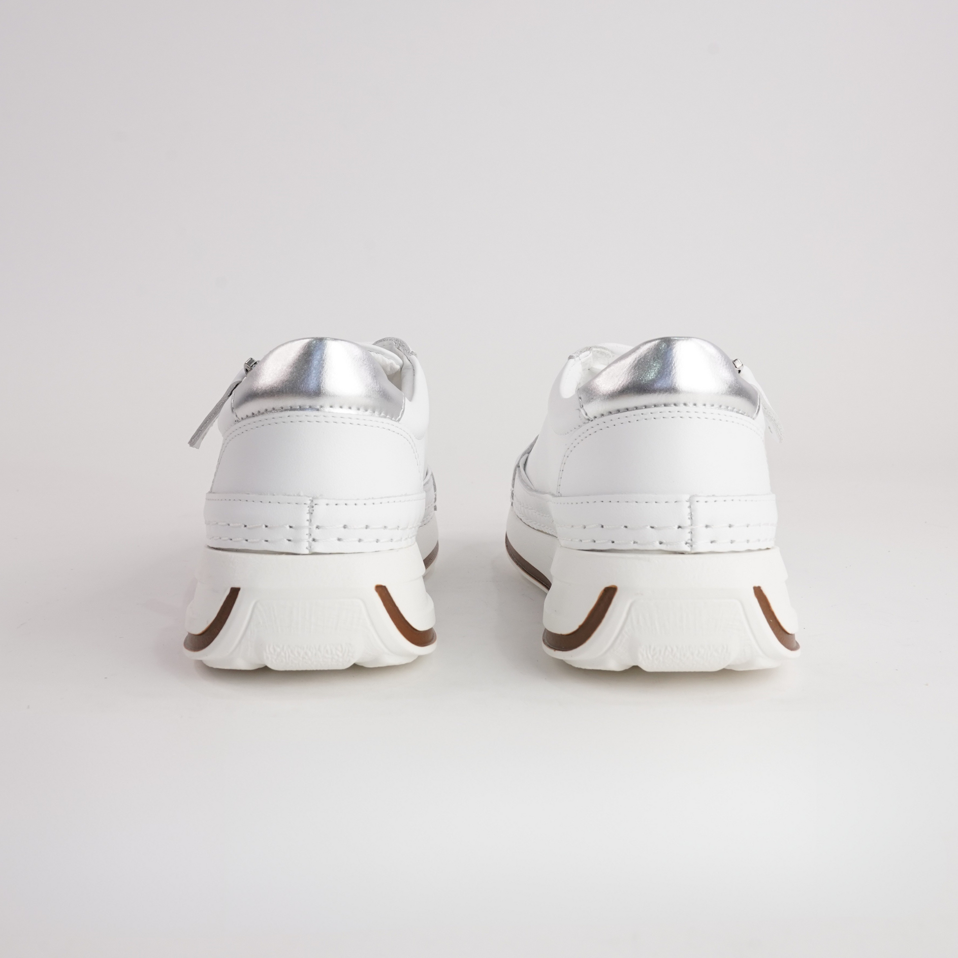 Vogue White Leather Sneakers