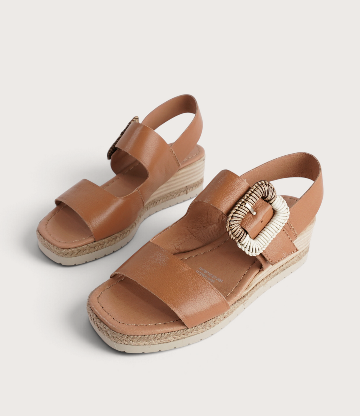 Innes Dark Tan Leather Sandals - DJANGO AND JULIETTE | Shouz