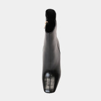 Emira Black Shimmer High Heel Boots, BILLINI - Shouz