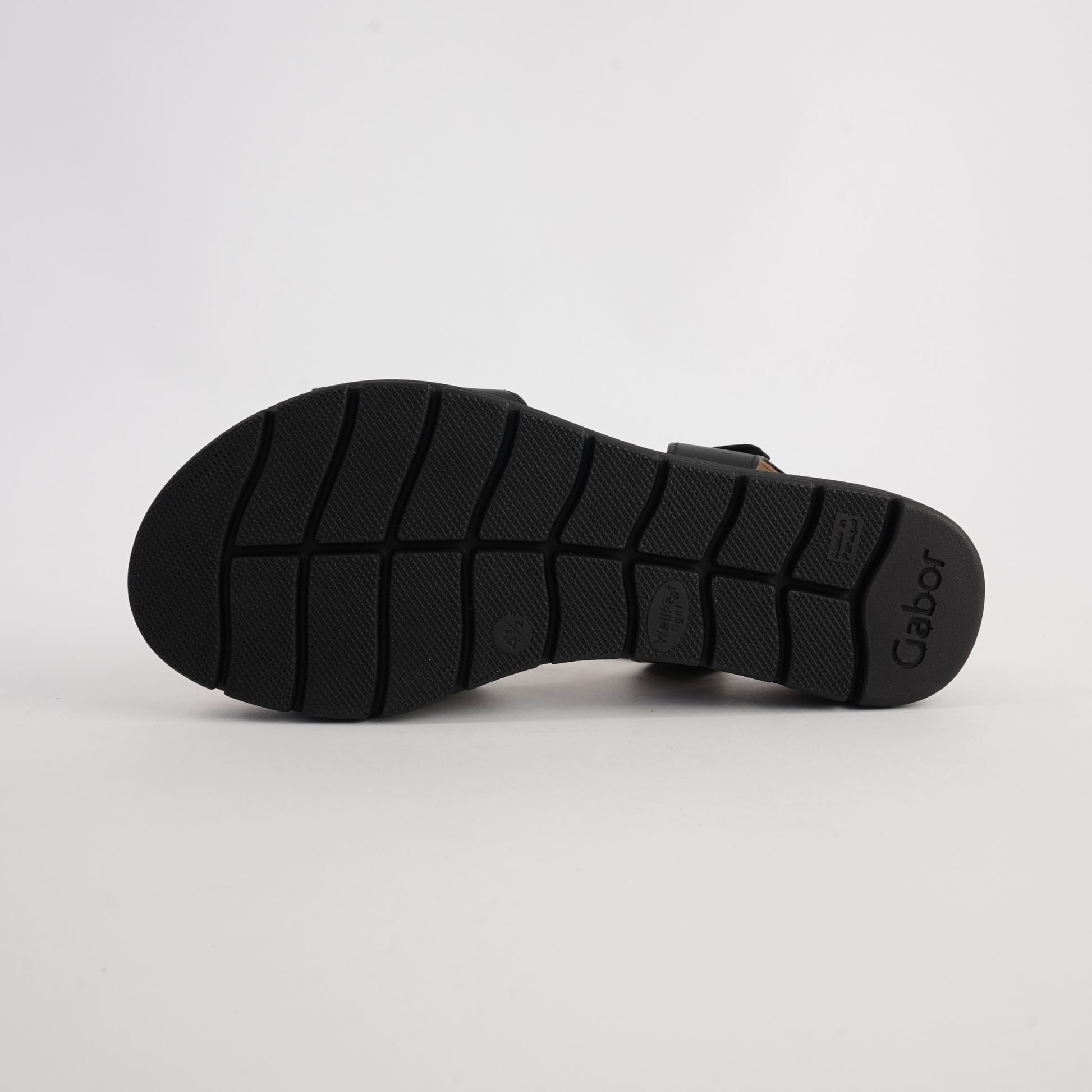 Inez Black Leather Sandals