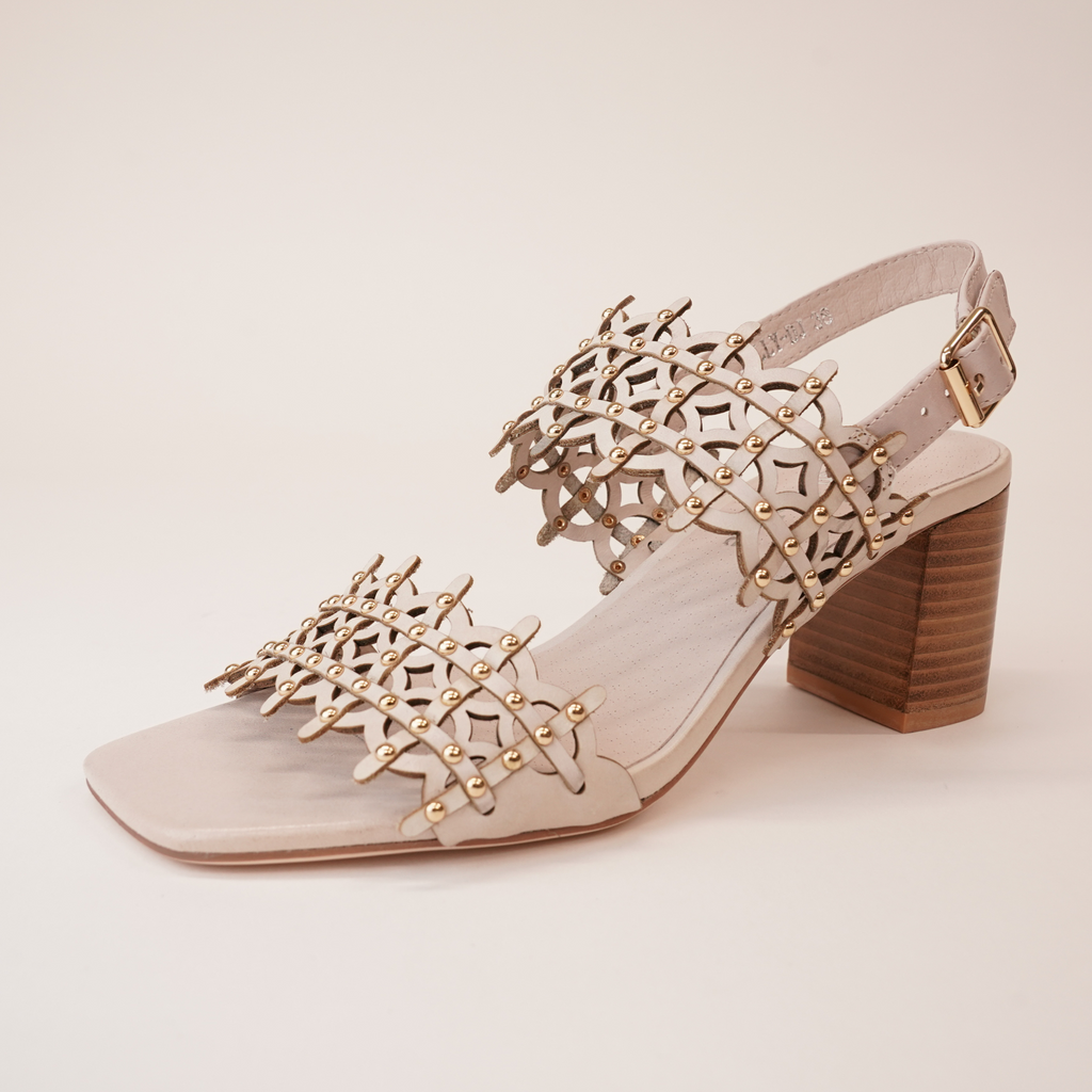 Jully Nude Leather Heels by Django & Juliette – Shouz
