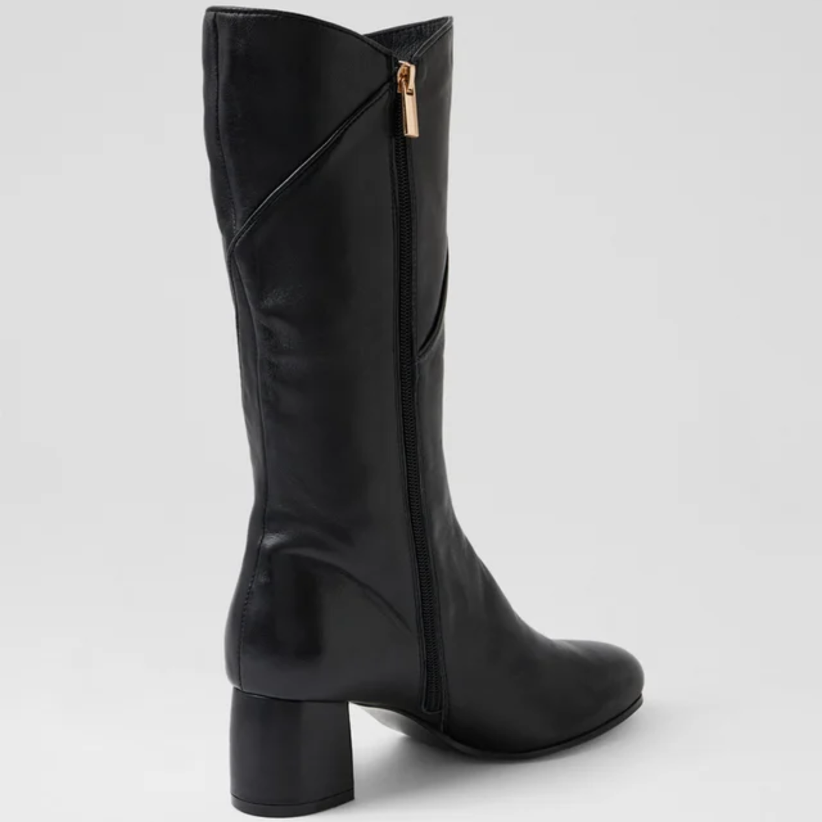 Filmore Black Leather Calf Boots - DJANGO AND JULIETTE | Shouz