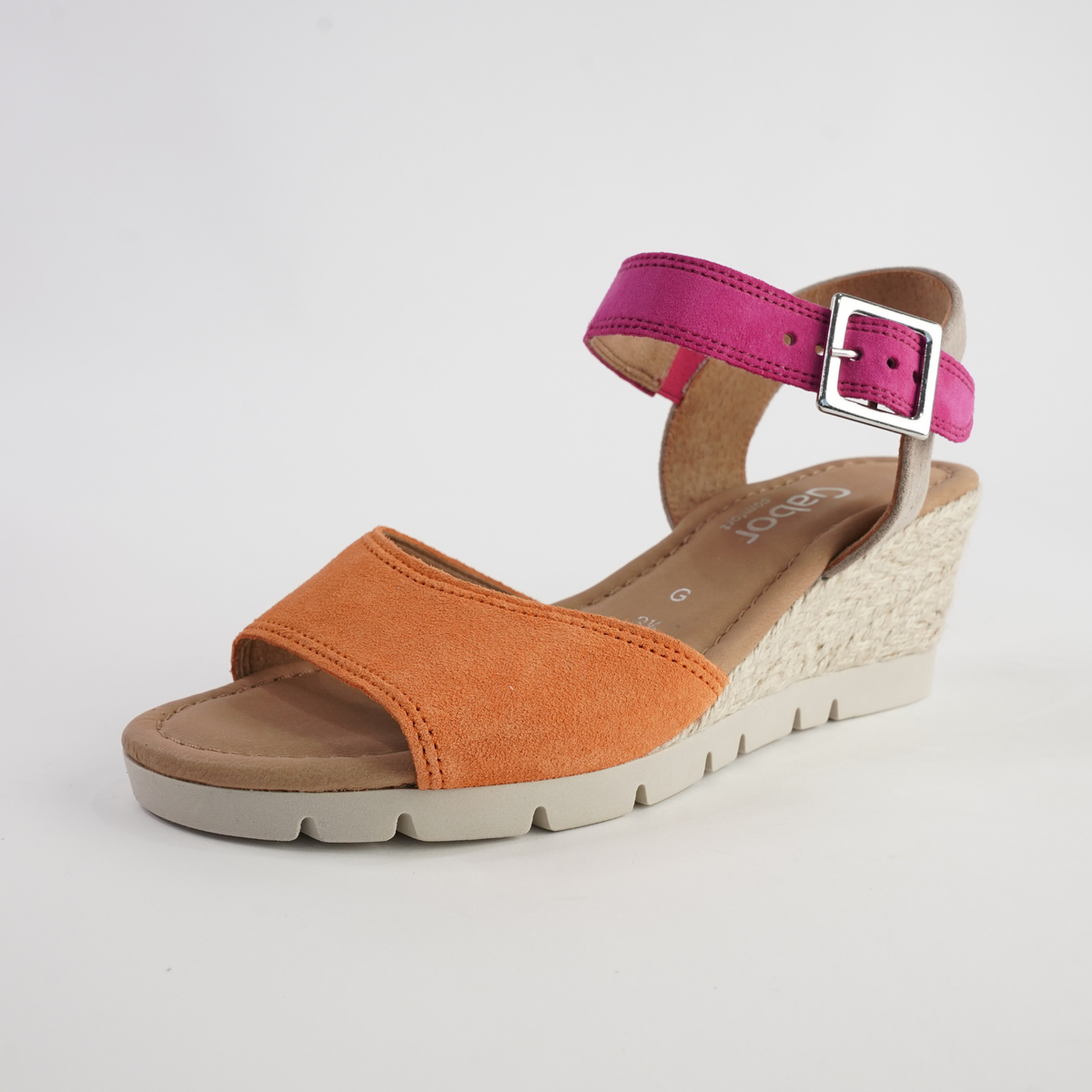 Winifred Mandarin/ Pink Leather Sandals - GABOR | Shouz