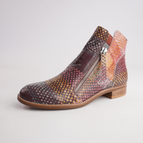 Norys Autumn Multi Leather Ankle Boots