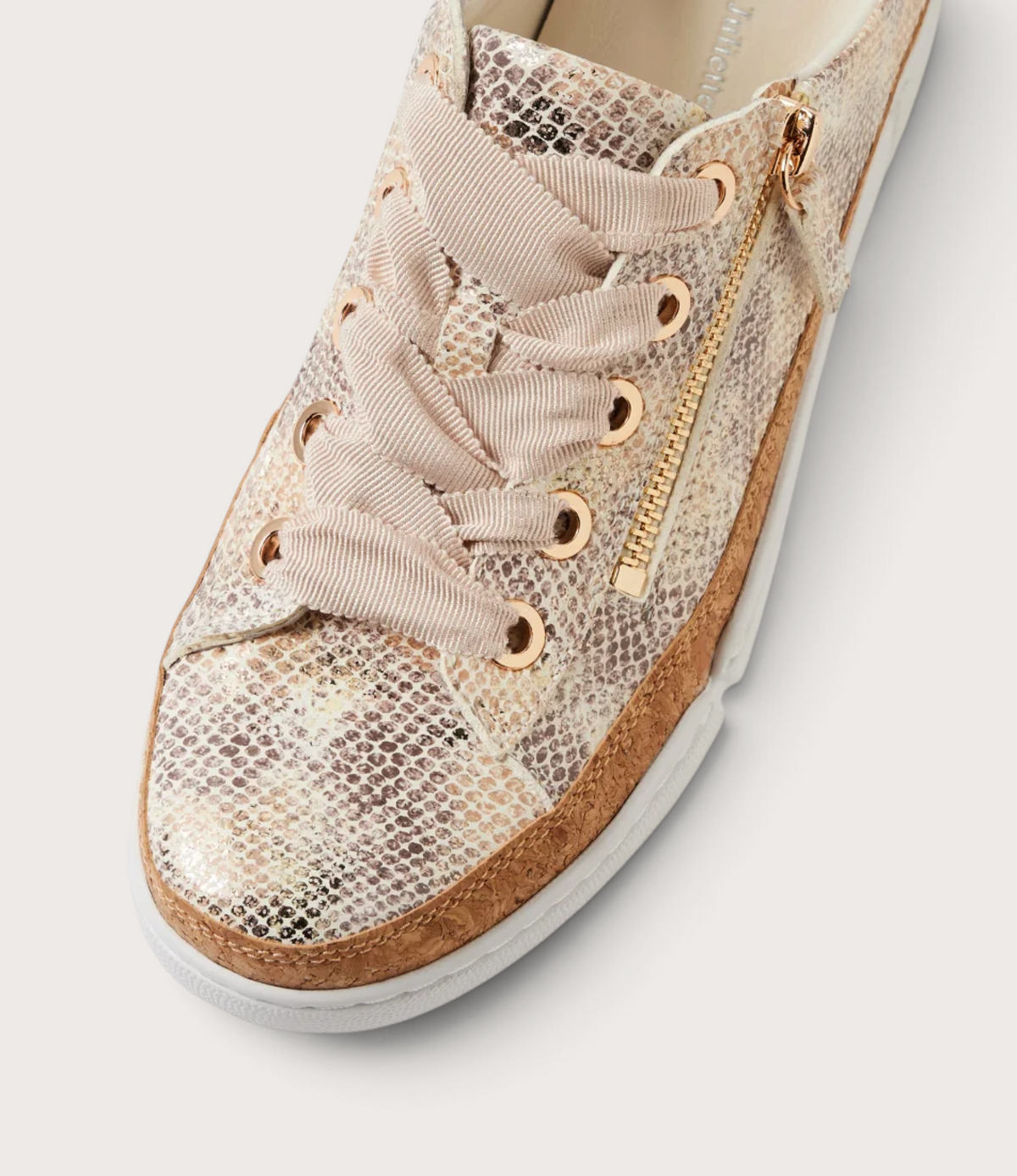 Torayne Ombre Metal Pale Gold Multi Sneakers - DJANGO AND JULIETTE | Shouz