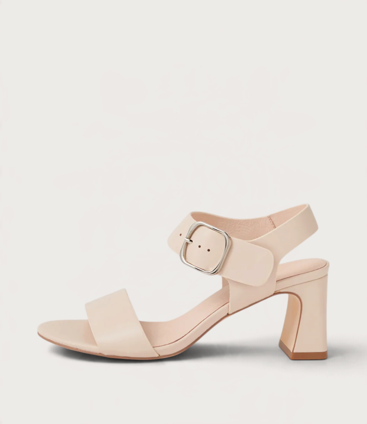 Bronwyn Nude Leather Heels