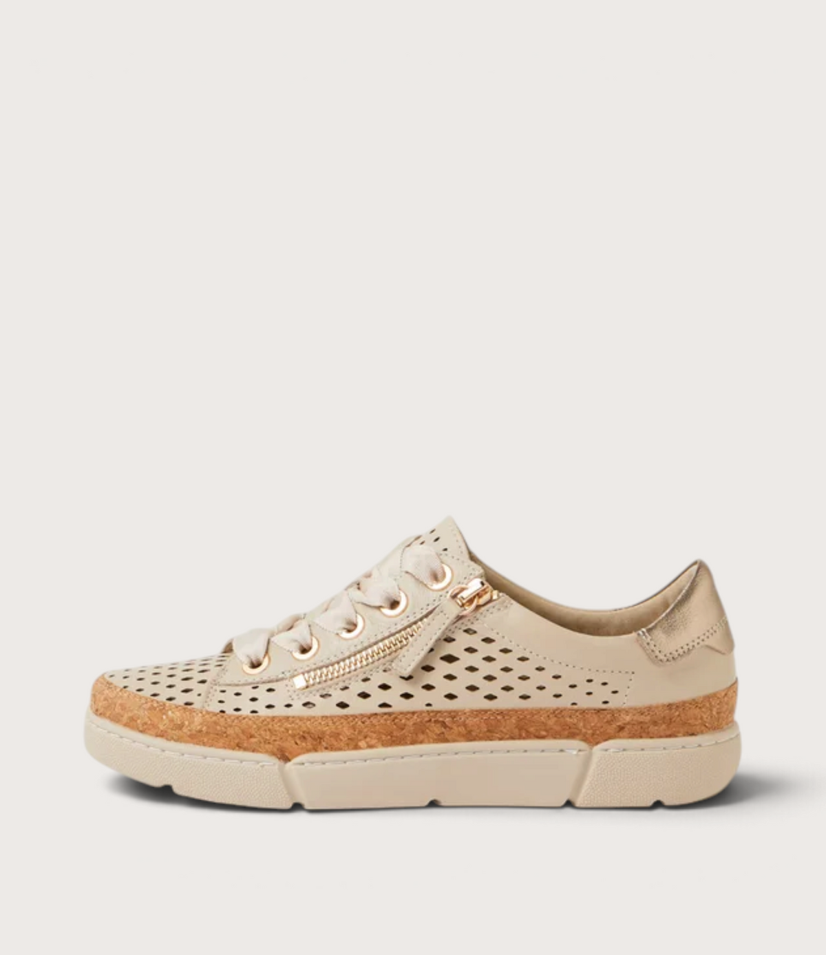 Torque Almond Champagne Multi Sneakers - DJANGO AND JULIETTE | Shouz