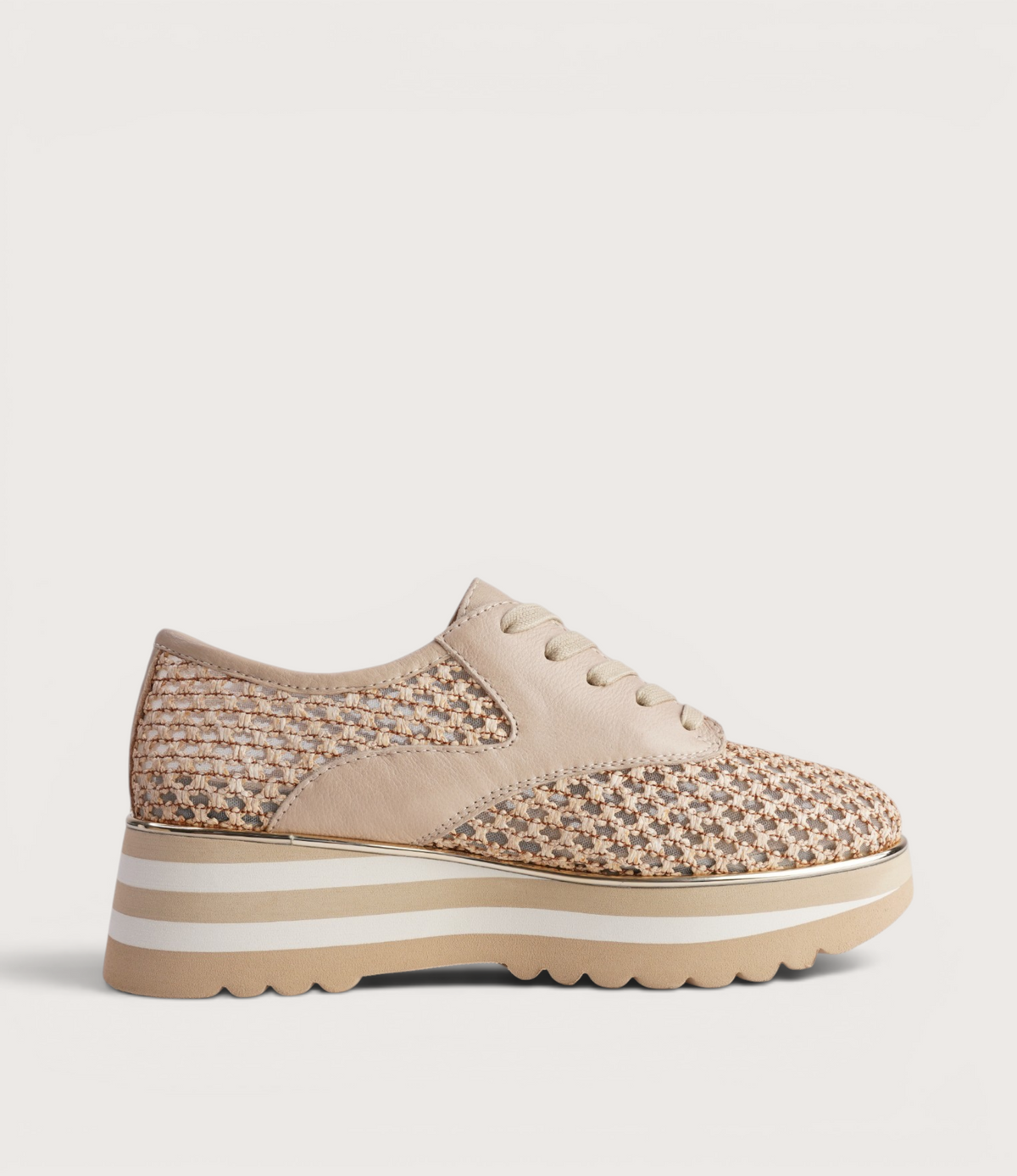 Endos Natural Raffia Sneakers