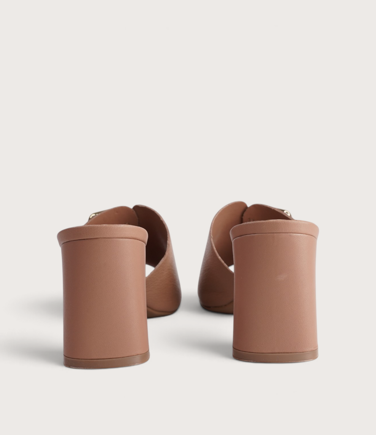 Jurema Mocha Mousse Leather Heels